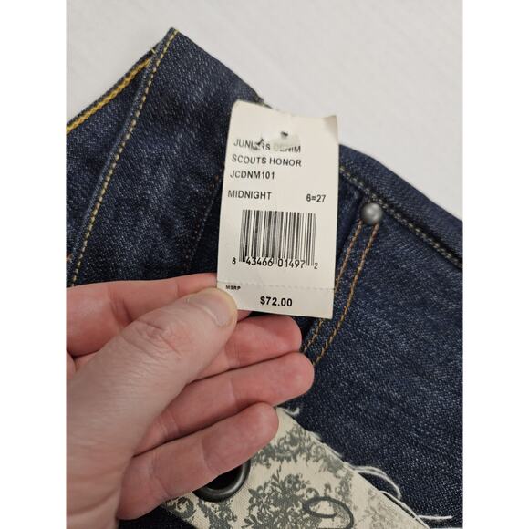 Truth Soul Armor Jeans Women's Size 6 Bootcut Y2K Style Embellished Logo Pocket - Picture 12 of 13